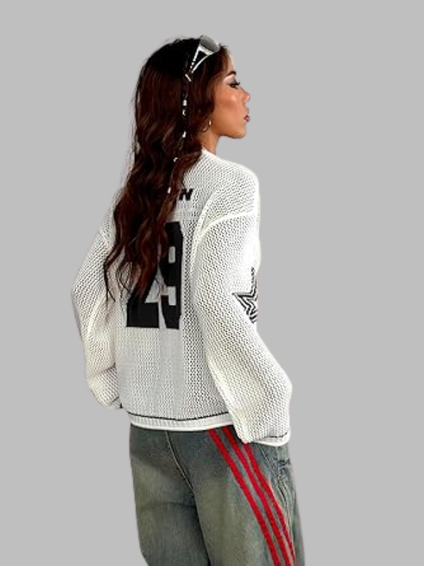 Retro Knitwear Cover-Up
