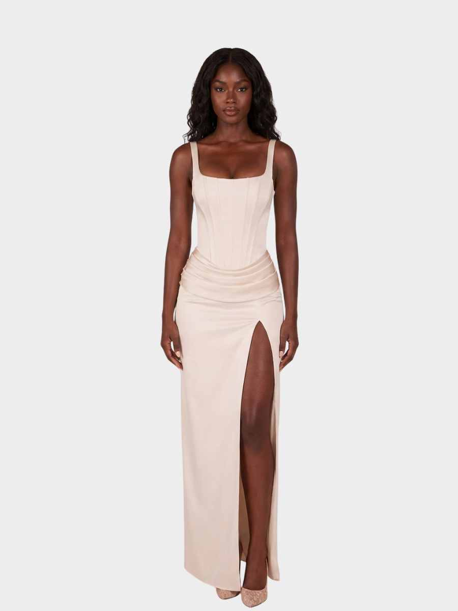 Elegance Waist-Tie Dress