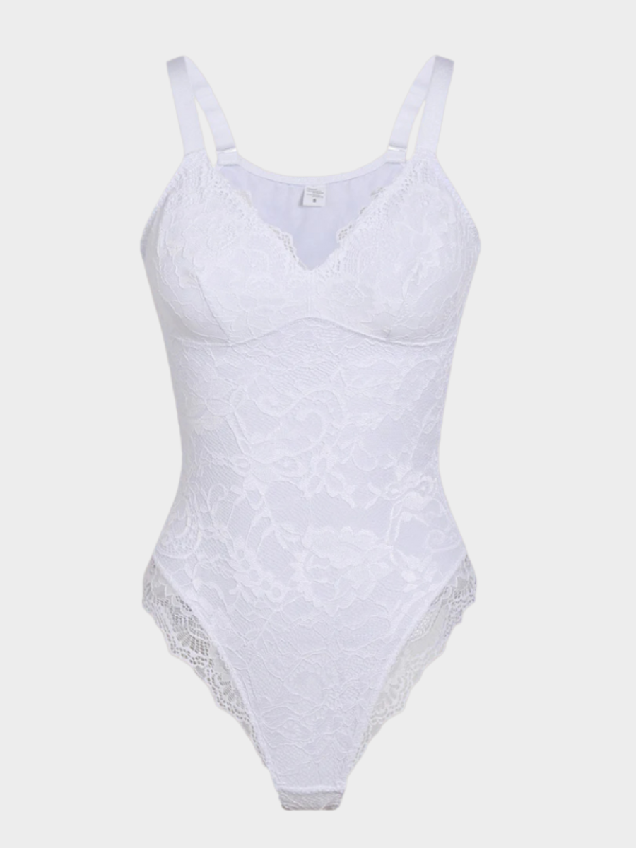 Lace V-Neck Shapewear