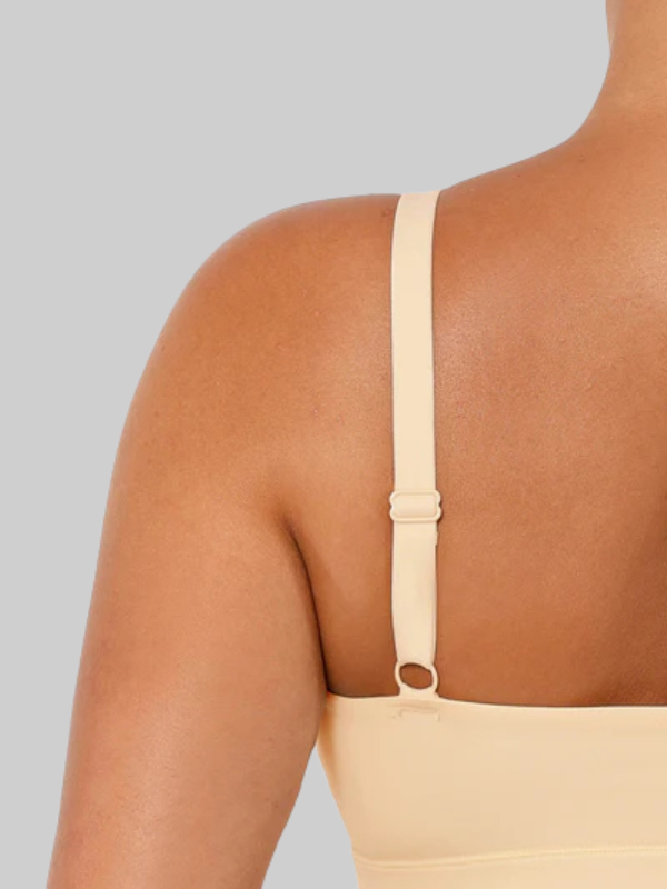 Wireless Invisible Square Neck Bra