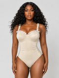 Champagne Pearl Bustier Set