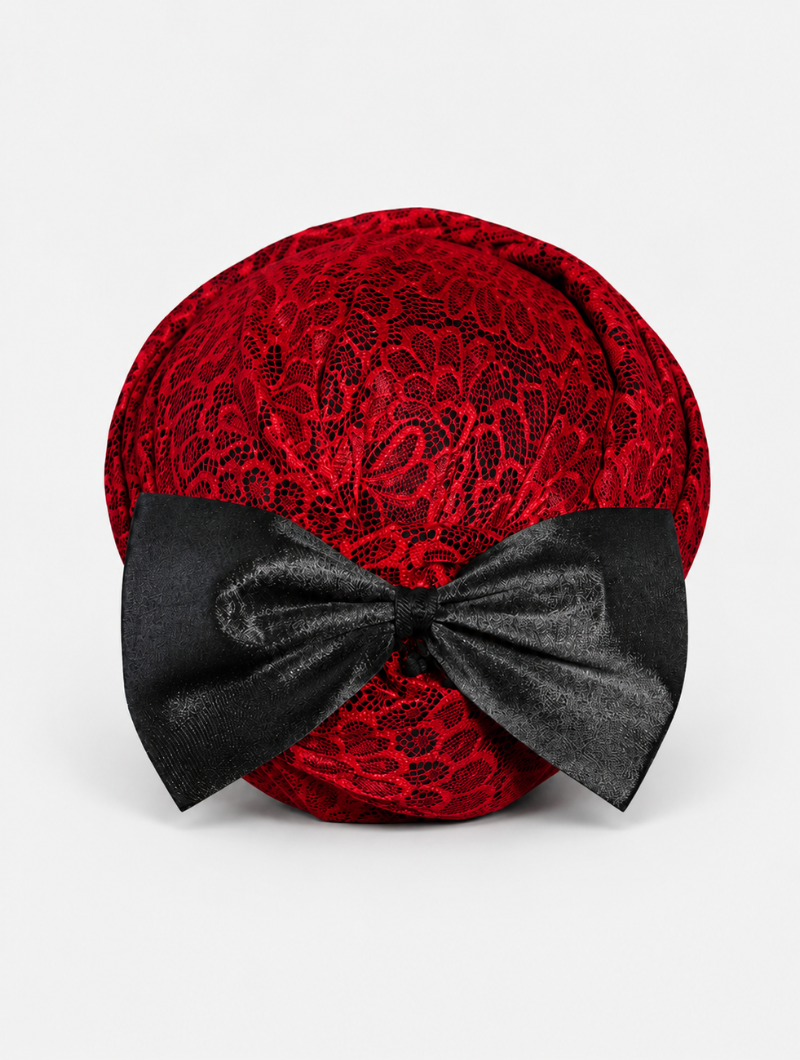 Lace Bow Hair Wrap
