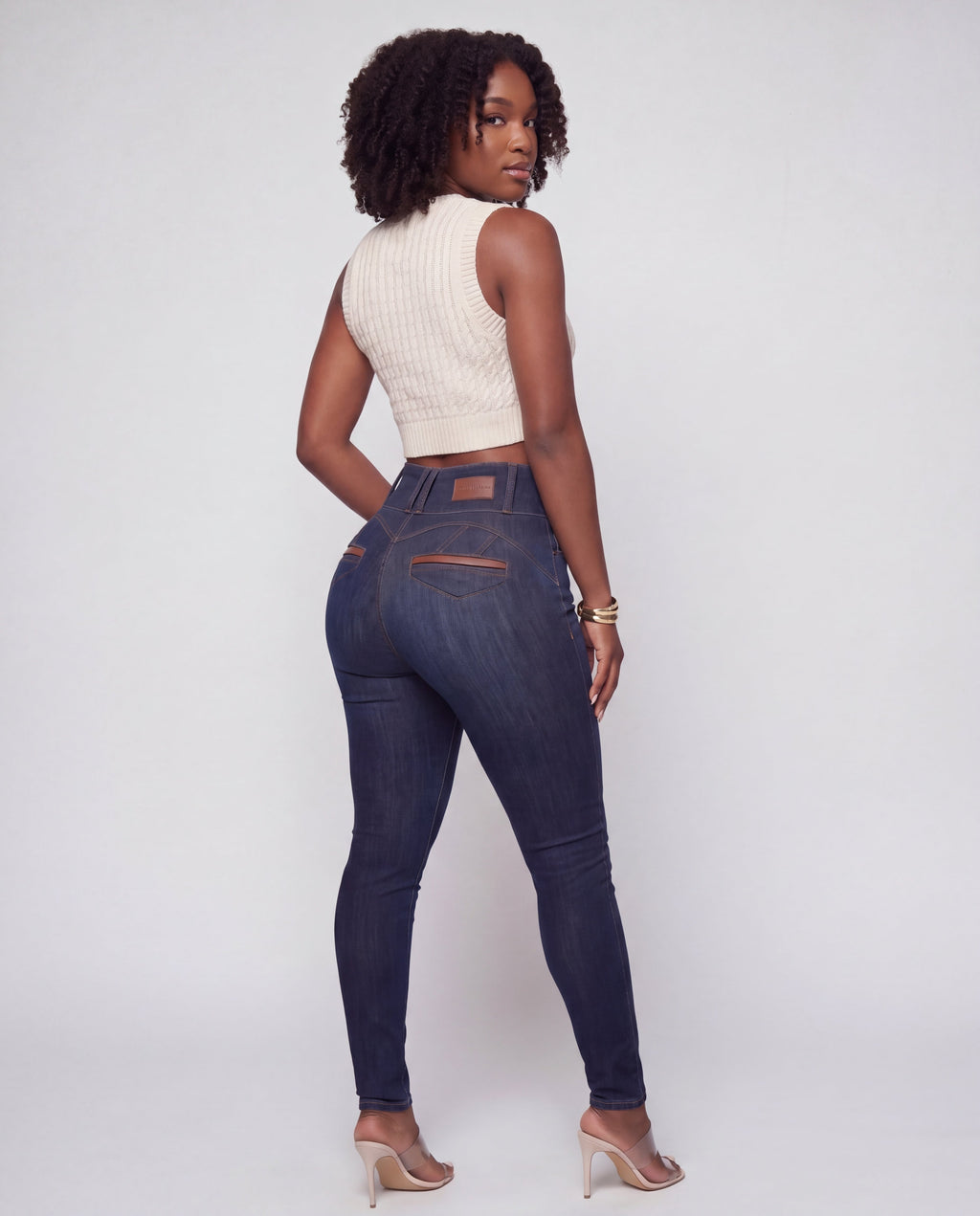 Signature Leather Lift Jeans