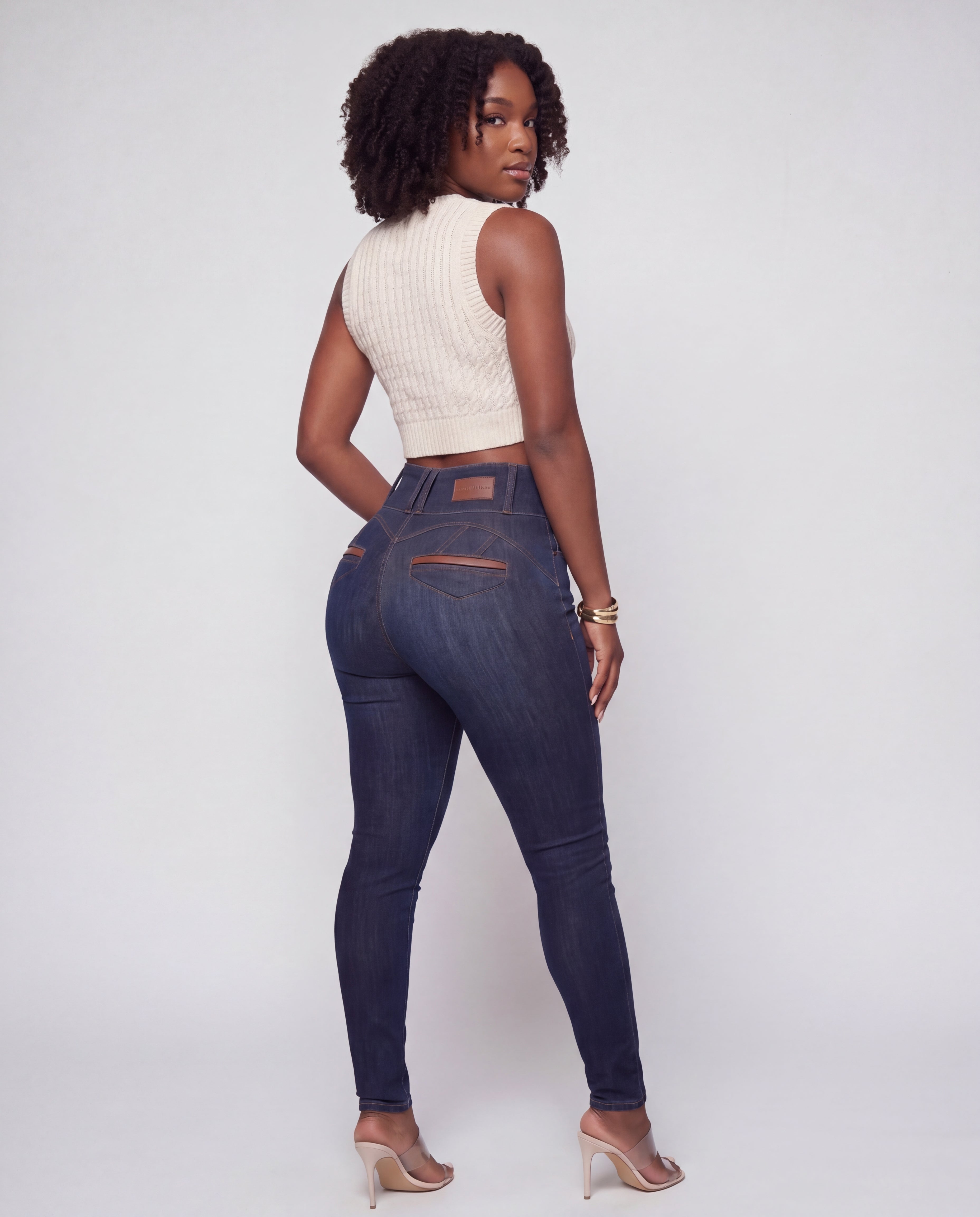 Signature Leather Lift Jeans