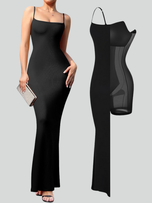 Snatch & Flow Maxi – Built-In Shapewear Dress