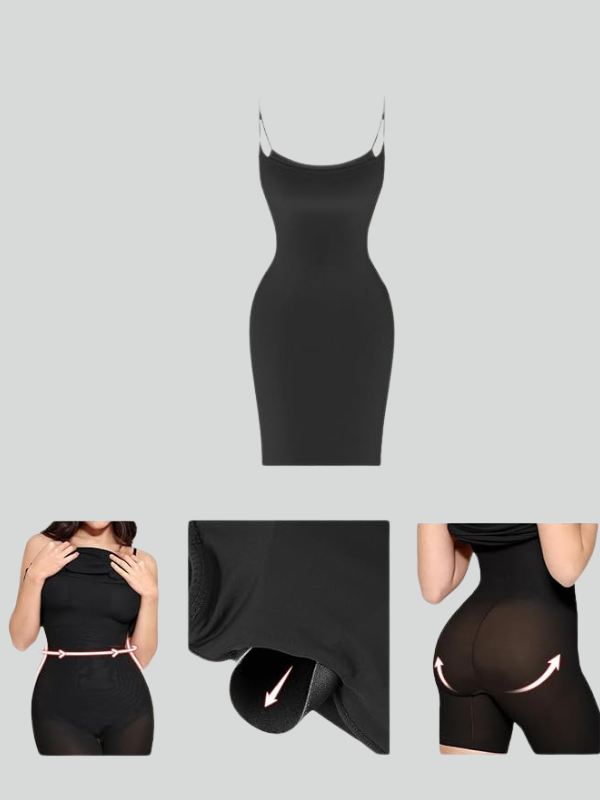 Snatch & Flow Maxi – Built-In Shapewear Dress