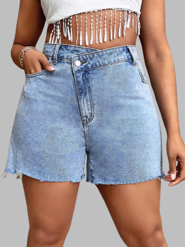 Curvy Denim Shorts