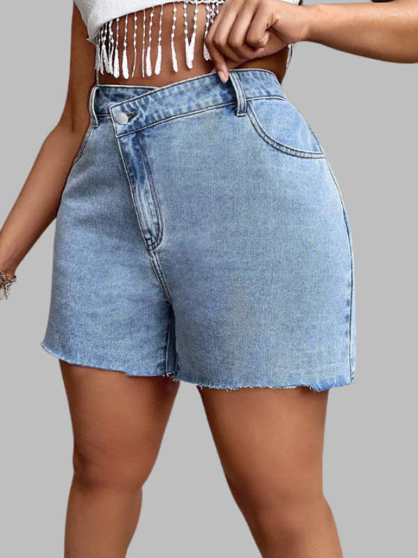 Curvy Denim Shorts