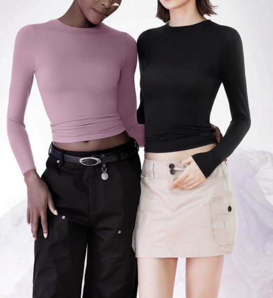 Women's Slim Fit Long Sleeve Compression Tee