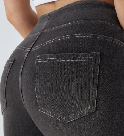 High Waist Wide-Leg Jeans