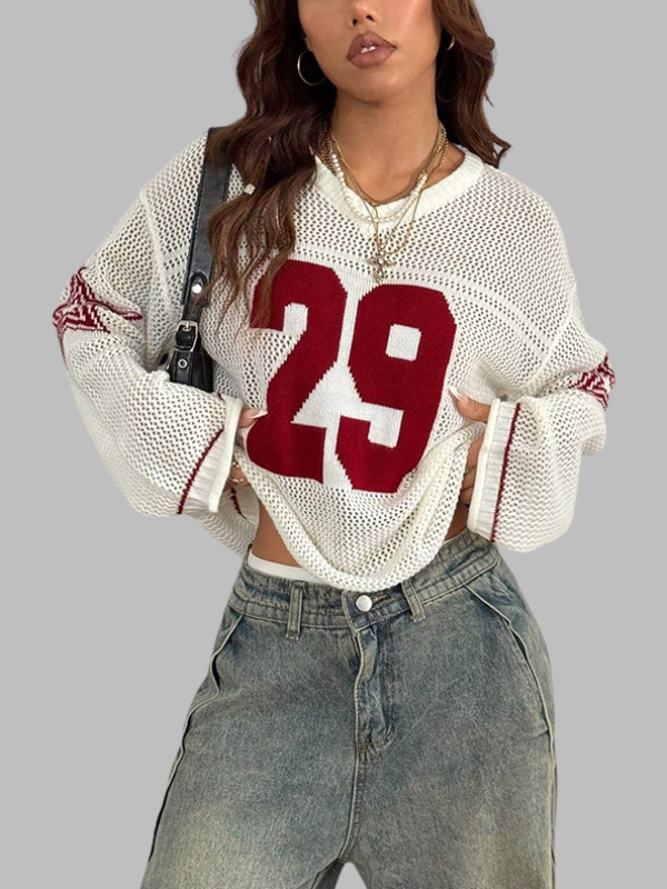 Retro Knitwear Cover-Up