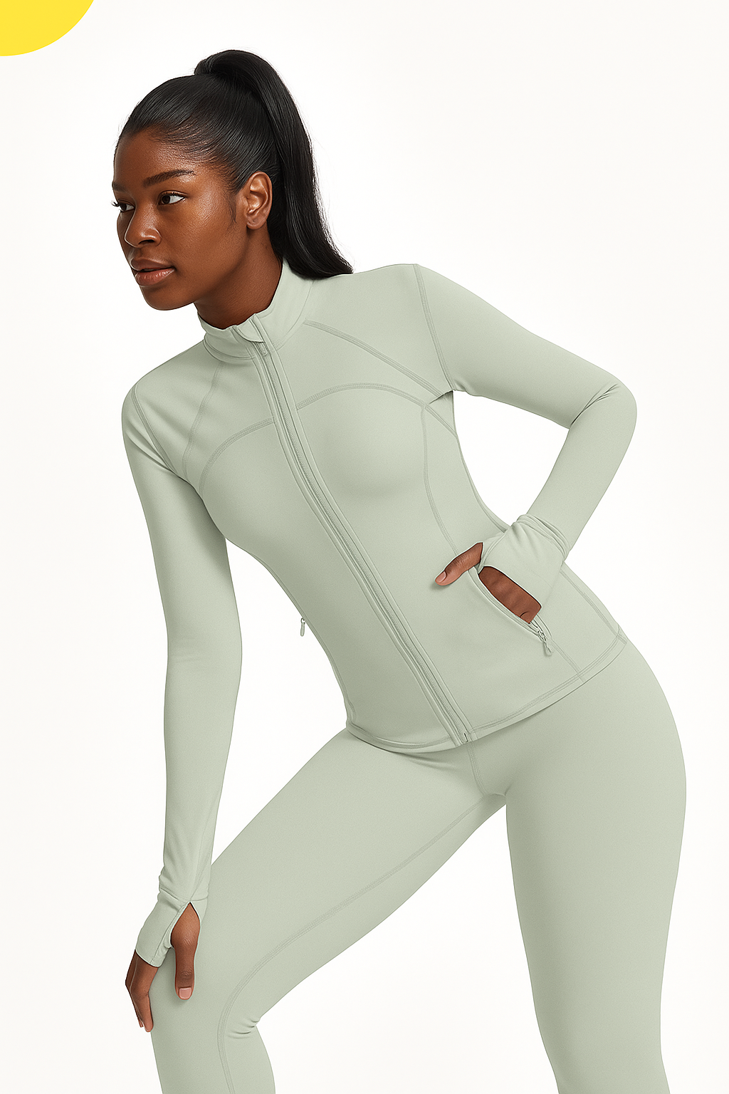 Jacket & Yoga Leggings Set