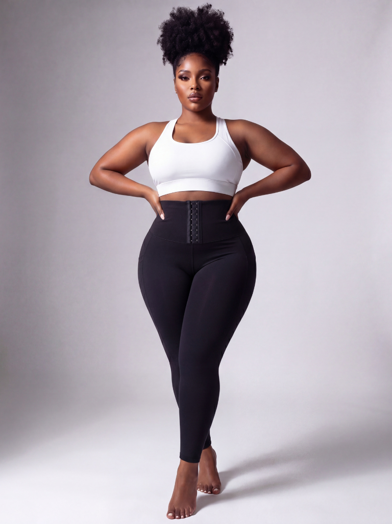 Tummy Control Body Shaper Yoga Pant with Pockets