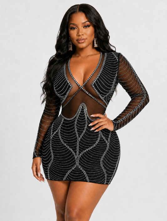 Radiant Criss-Cross Bodycon
