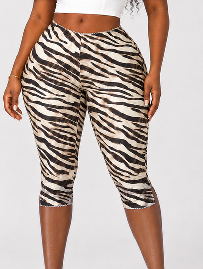 Wild Tiger Capri Leggings