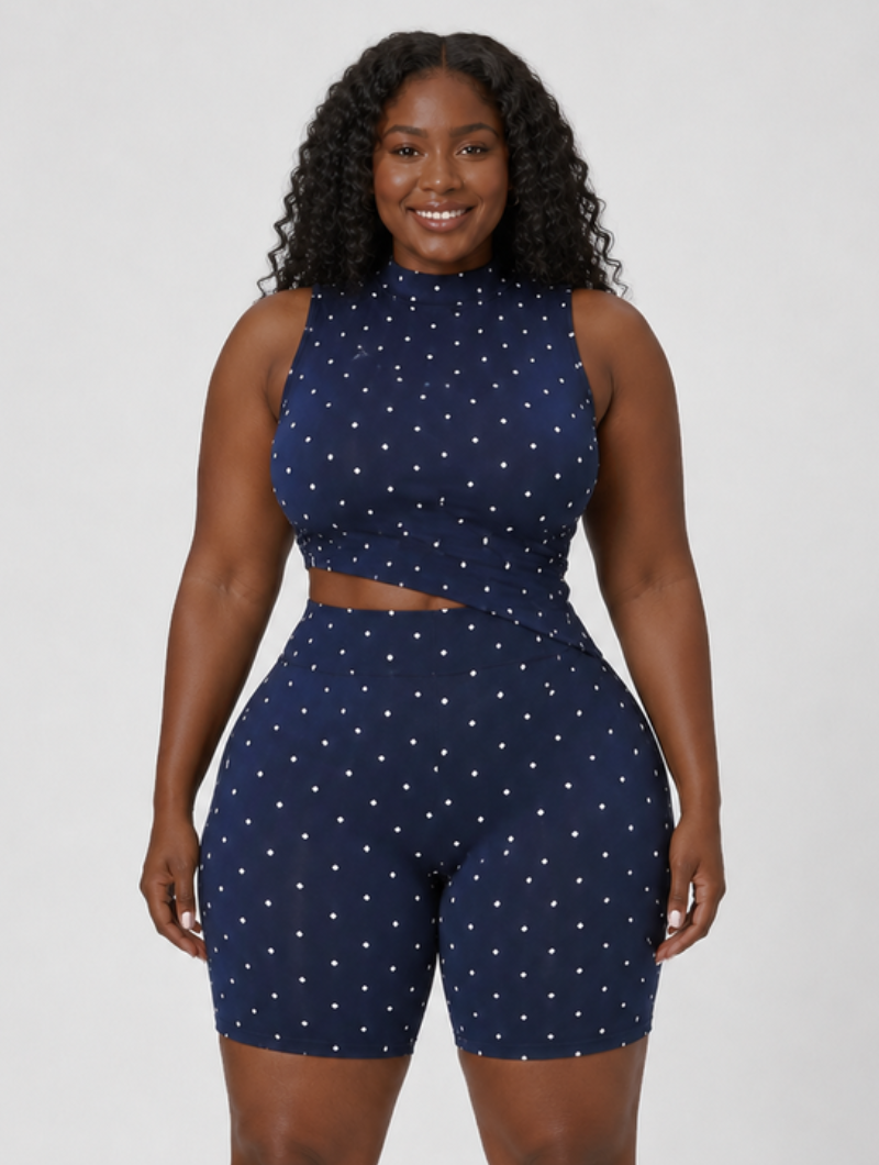 Asymmetric Polka Dot Set