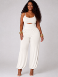 Snatched Waist Cutout Jumpsuit
