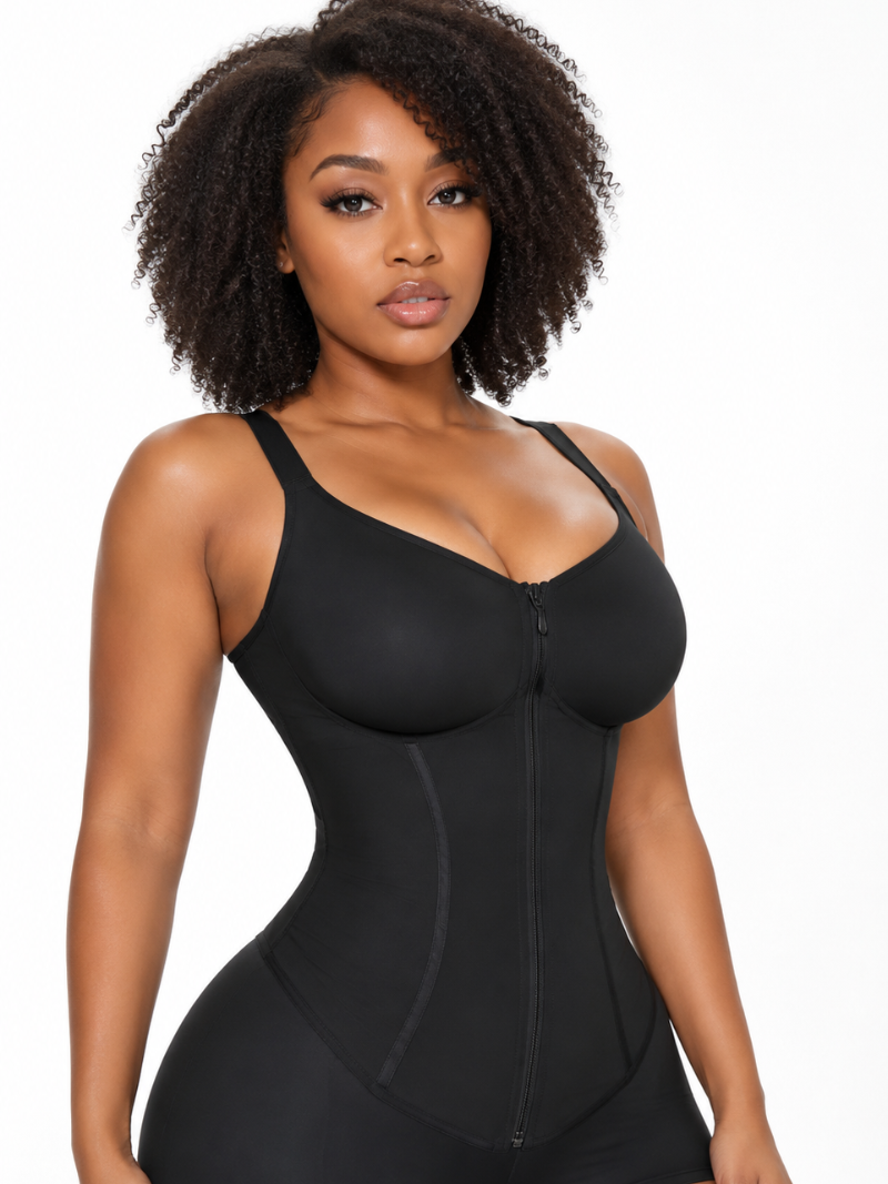 Zipper Curve Sculpt Corset