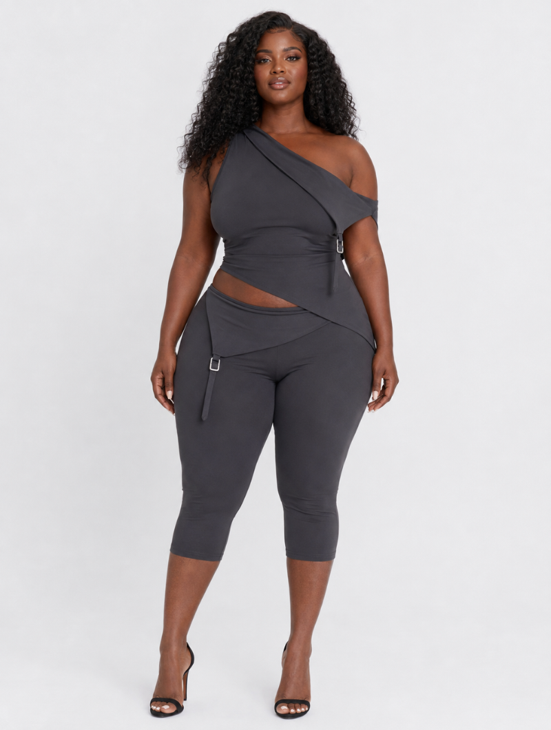 Charcoal Cutout Two Piece (Pre-Order)