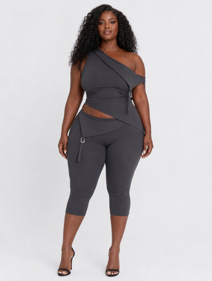 Charcoal Cutout Two Piece (Pre-Order)