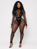 Chain-Linked Mesh Catsuit