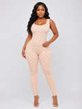 Bare Back Dotty Jumpsuit
