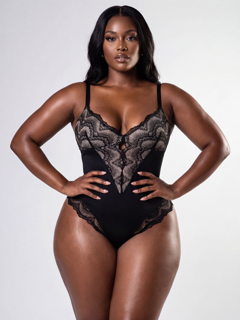 Half-Lace Detail Shapewear