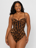 Leopard Corset Bodysuit