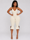 Backless Bow Halter Jumpsuit