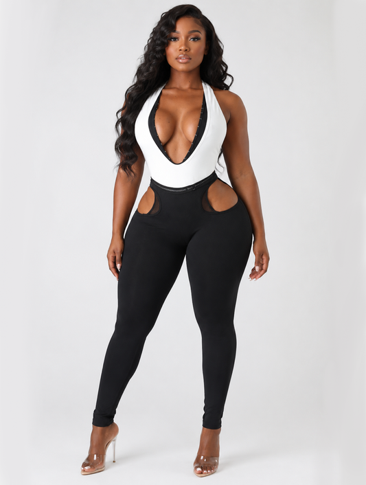 Monochrome Plunge Cutout Duo