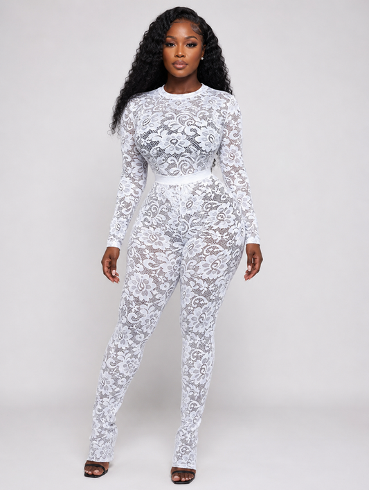 Ethereal Bloom Lace Set