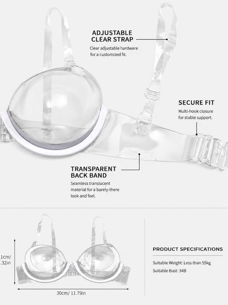 Crystal Clear Contour Bra