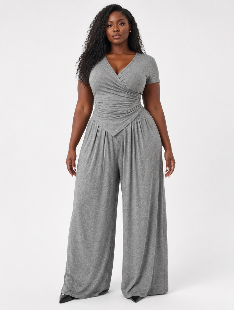Flowy Ruched Lounge Set