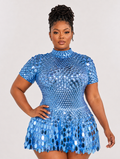 Crystal Mermaid Mini Dress