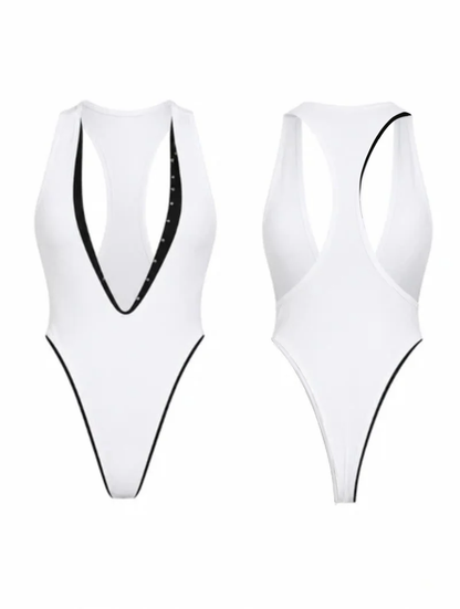 Monochrome Plunge Cutout Duo