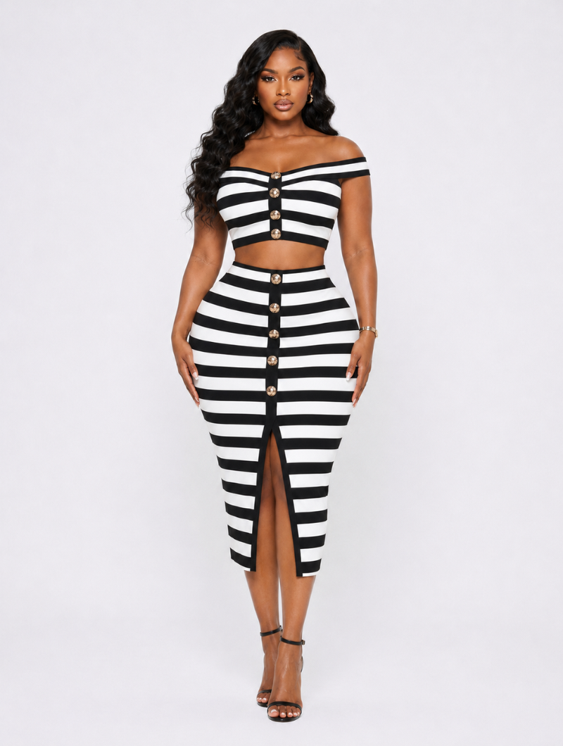 Riviera Stripe Bandage Set