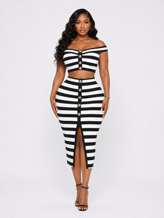 Riviera Stripe Bandage Set