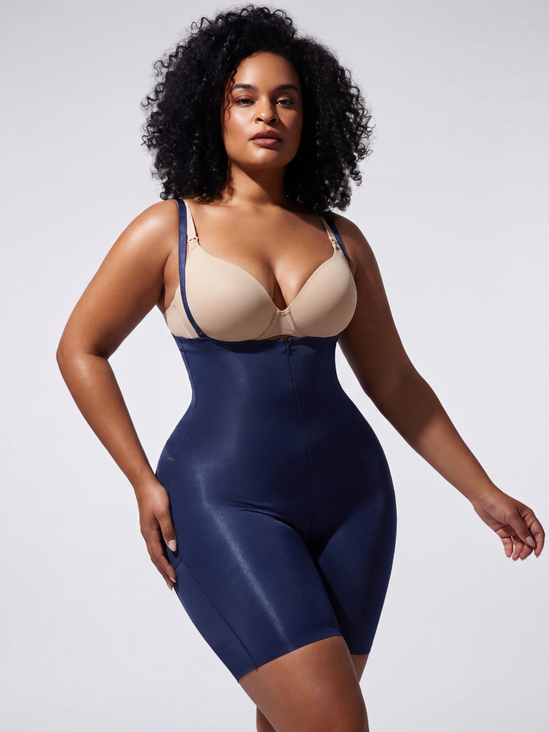Tummy Compression Bodysuit Shaper With Butt Lifter Faja
