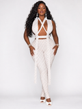 Polka Dot Criss-Cross Set