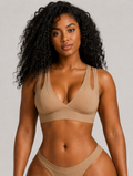 Second-Skin Slashed Bralette