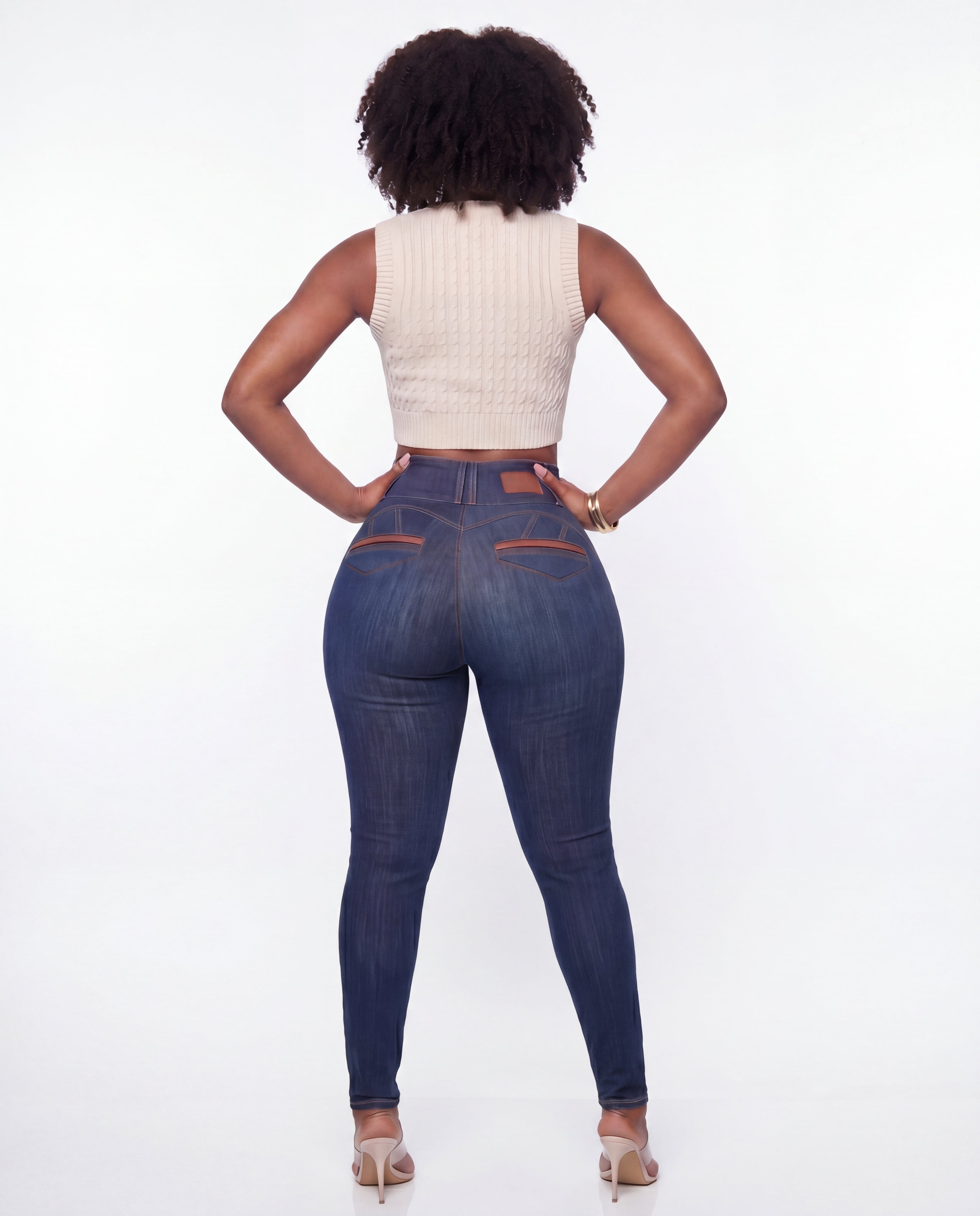 Signature Leather Lift Jeans