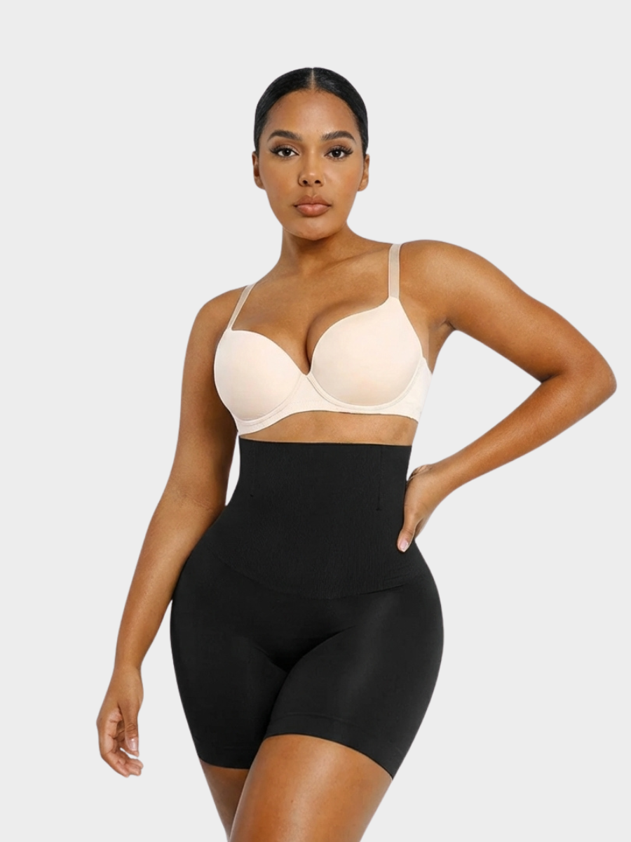 High-Waist Shaping Shorts