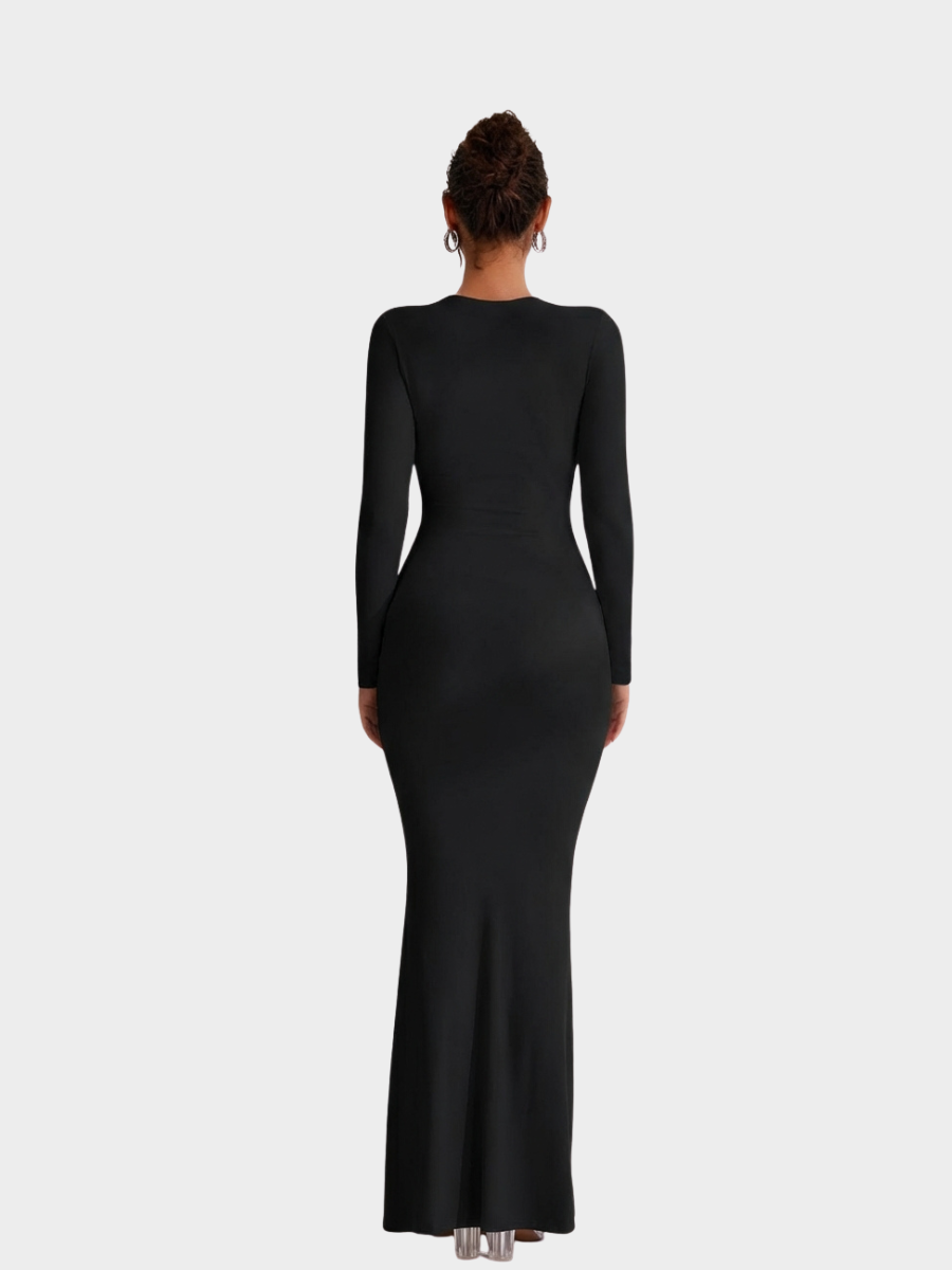 High-Stretch Sculpt Maxi Dress