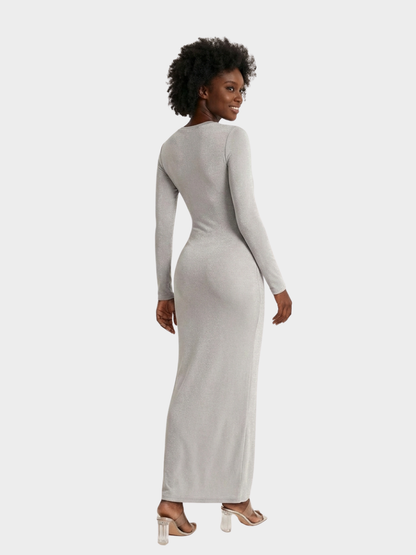 High-Stretch Sculpt Maxi Dress