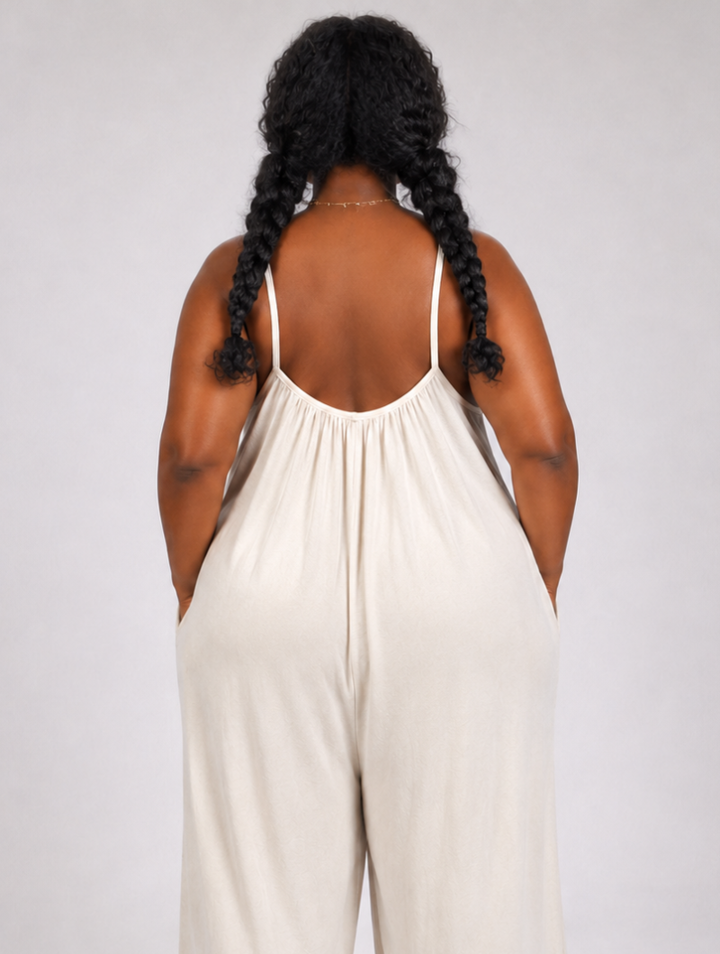 Breezy Backless Palazzo Jumpsuit