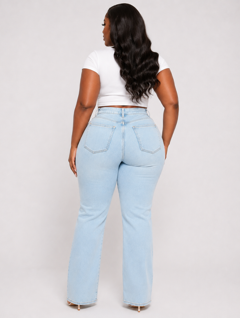 Hourglass Curvy Wide Jeans
