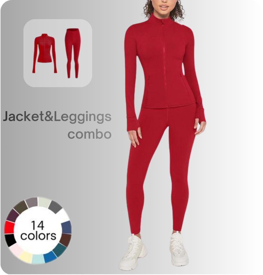Jacket & Yoga Leggings Set