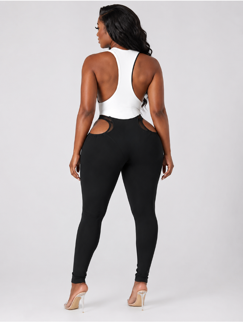 Monochrome Plunge Cutout Duo