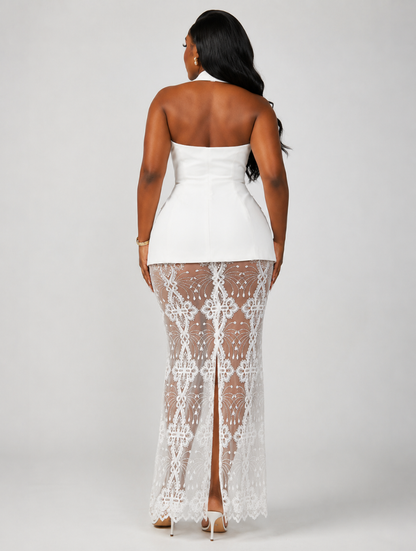 Halter Blazer Lace Duo