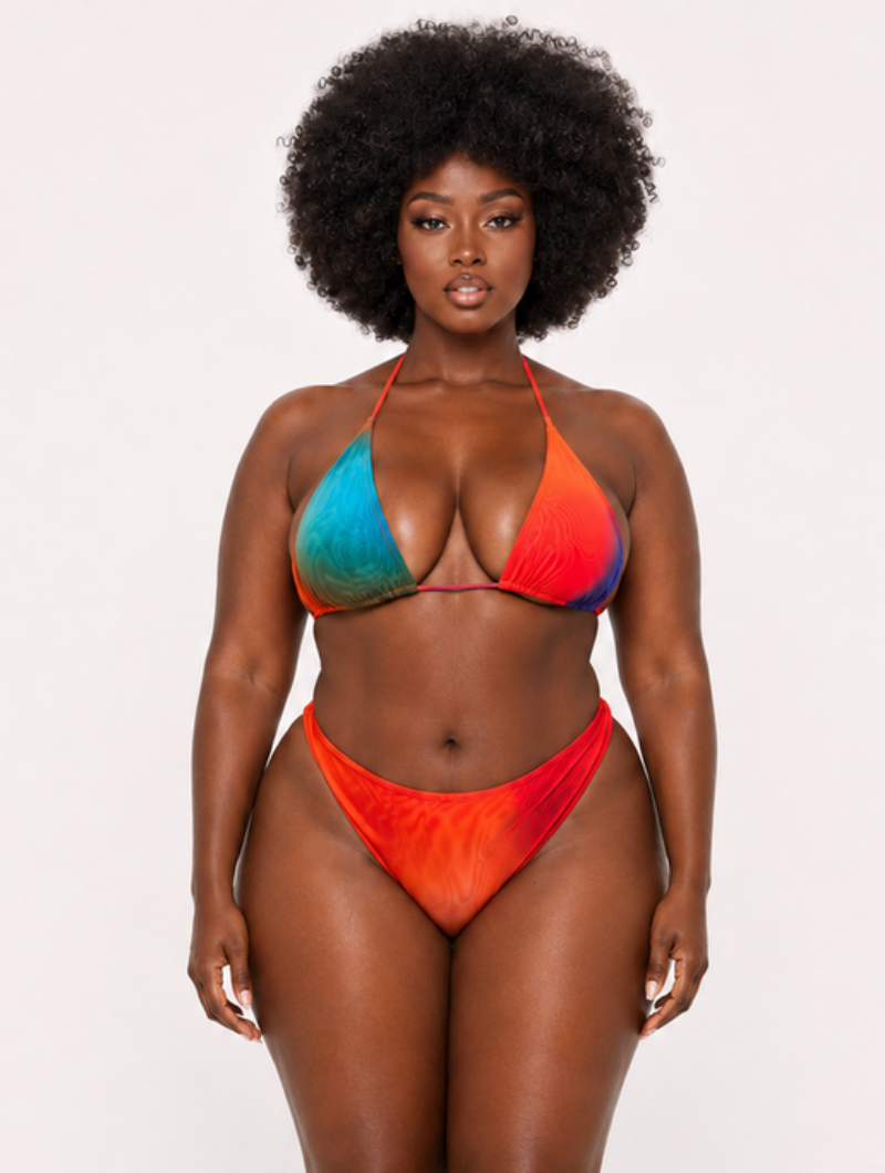 Sunset Mesh Bikini Set